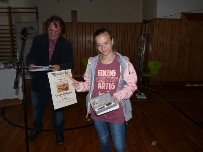 Leonie Rehhagen Schmiedefeld 1. Preis Thüringen